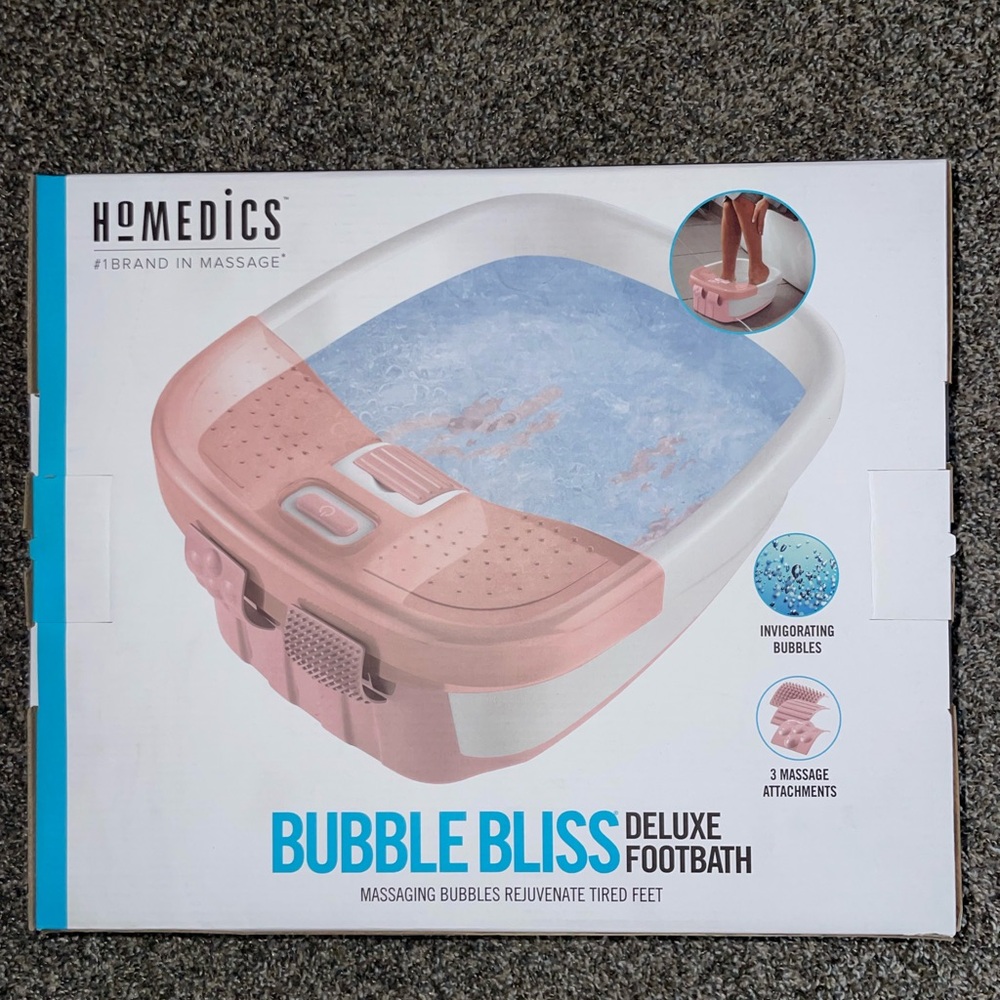 HoMedics Bubble Bliss Deluxe Footbath